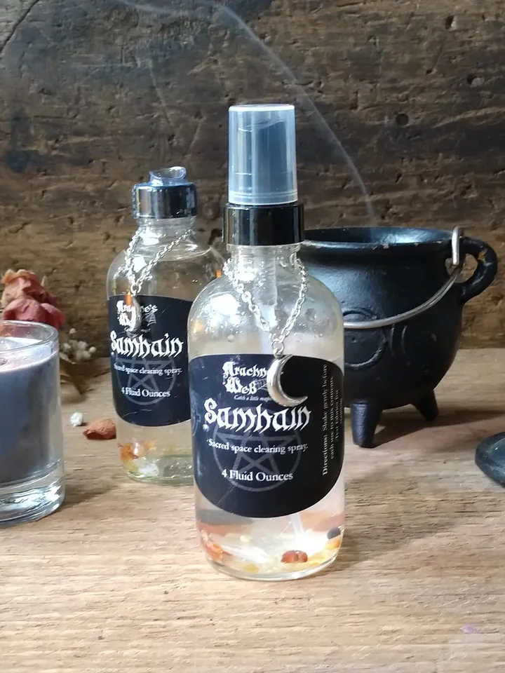 Samhain Clearing Spray, Samhain Blessing Mist, Essential Oil Spray, Halloween Spray, Witch's Ritual Spray