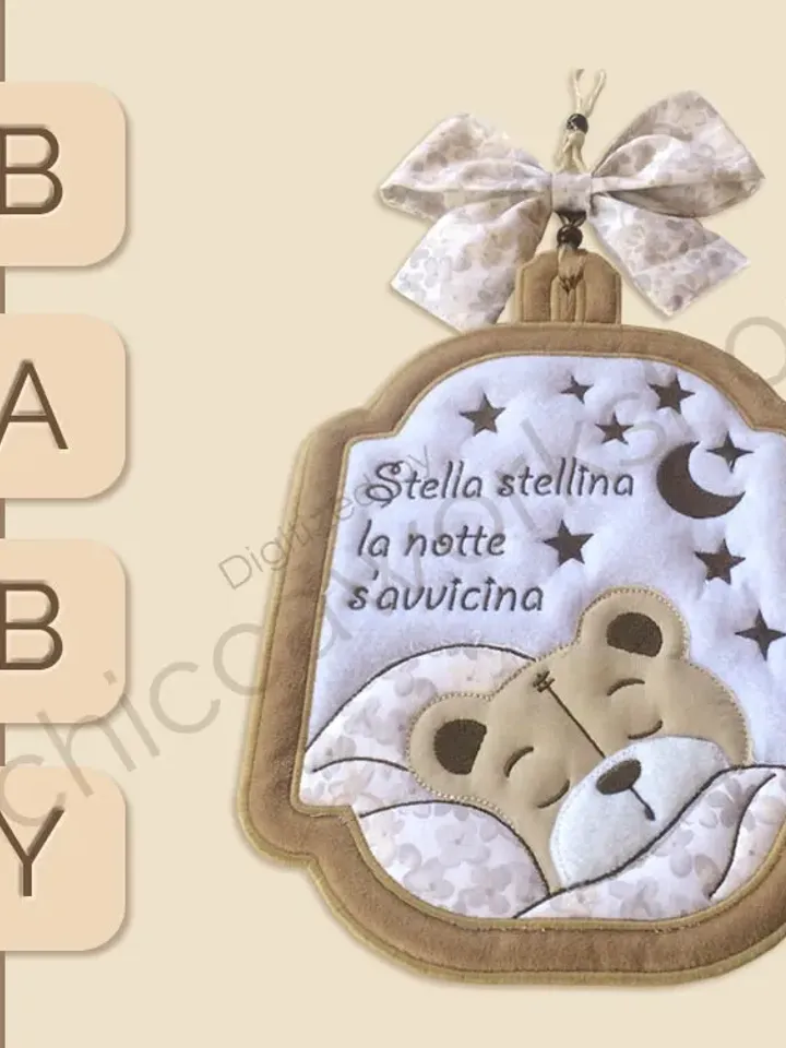 ITH Boy Capoculla / Fuoriporta - Ricamo a macchina con tutorial