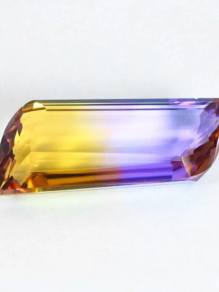 8.04 CT Superb Nice Cut Fancy Bi Color Unheated 100% Natural Ametrine Bolivia