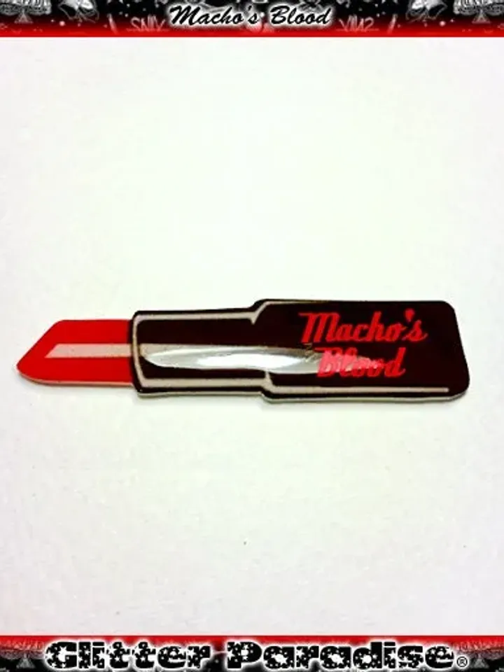 Macho's Blood - Pin - Red Lipstick - Feminism - Feminist - Girl Boss - We Can Do It - Empower - The Future is Female - Glitter Paradise®