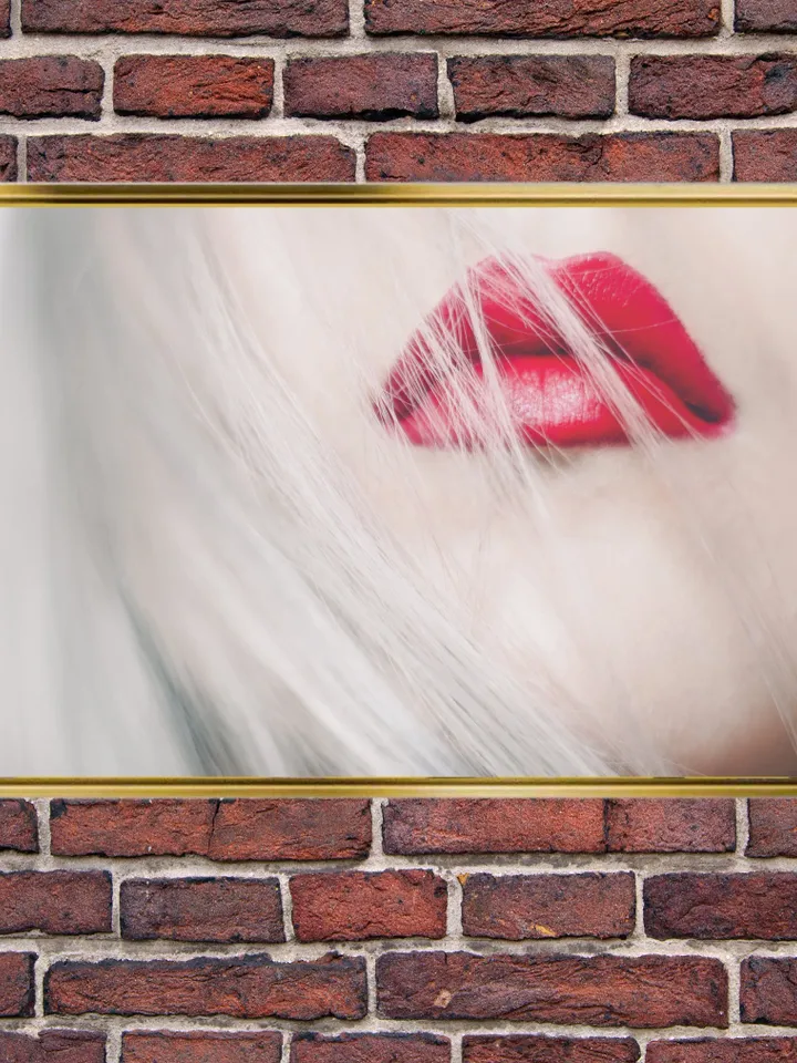 Lip painting Print on Canvas , Floating Frame Option, Modern Wall Art, Extra Large Canvas Wall Art , Valentine's Day, gift. romance.
