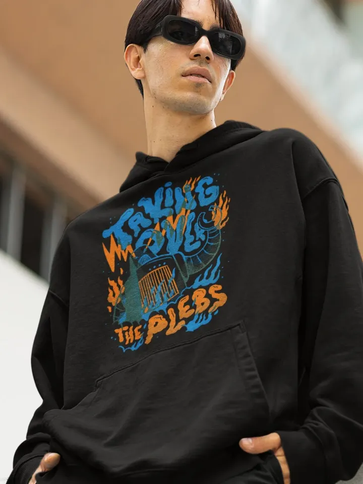 Robot Uprising Hoodie (Unisex) | Science Fiction Sweater, Killer Robot Sweatshirt, Hooded Pullover Sweater for Geeks, Gift for Droid Lover