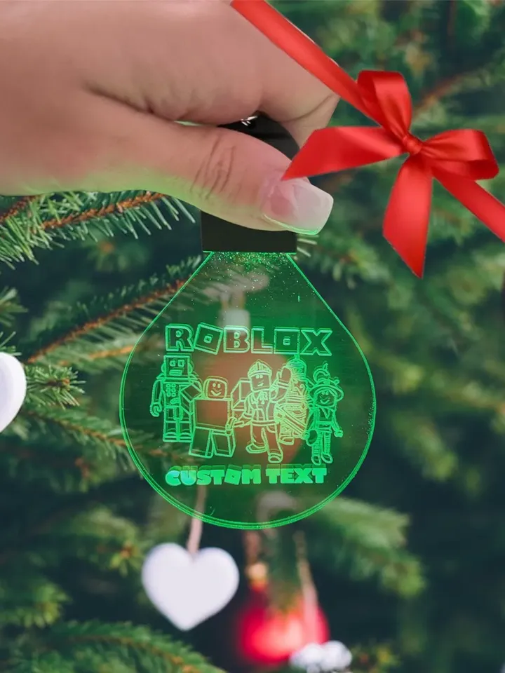 Avatar Gaming Custom LED Christmas Ornament/LED Backpack Charm