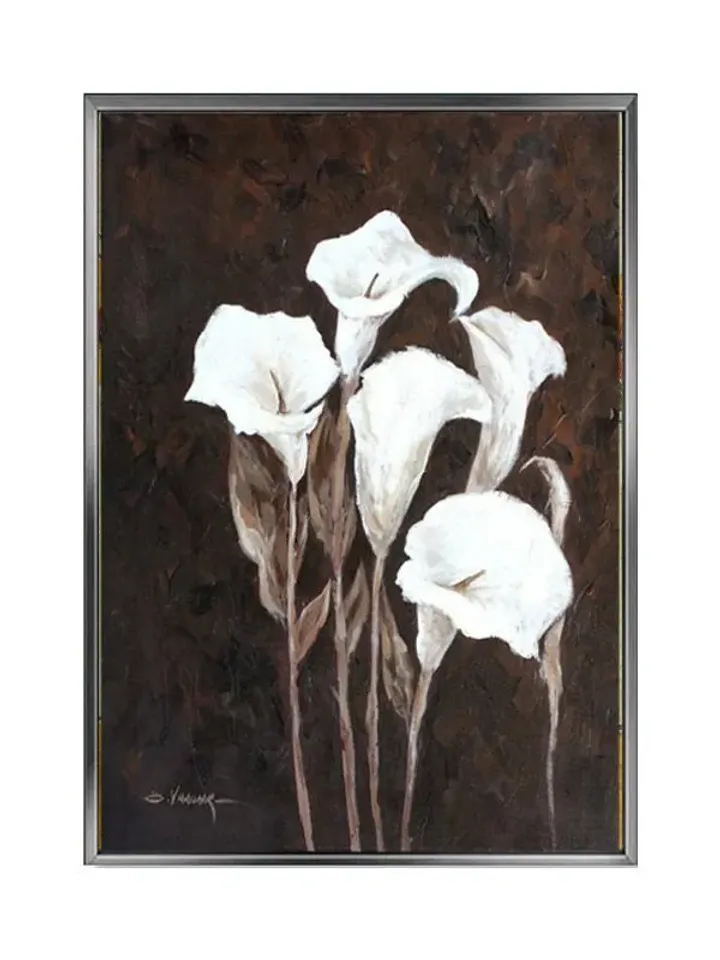 Lily  Print on Canvas , Floating Frame Option, Modern Wall Art, Extra Large Canvas Wall Art