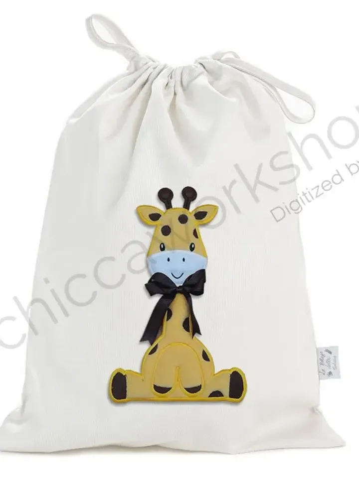 Giraffa Applique Imbottito - Ricamo a macchina con tutorial