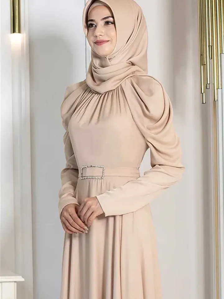 AHUNARE HIJAB - Wedding Dress, Muslim Evening Gown, Nikah, Islamic Wedding, Engagement, Bridesmaid