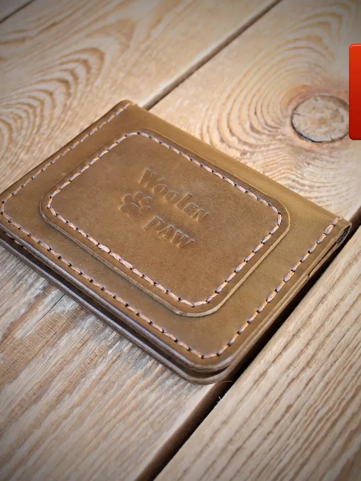 BF-leather pattern - simple bifold wallet. Download pattern PDF/SVG.