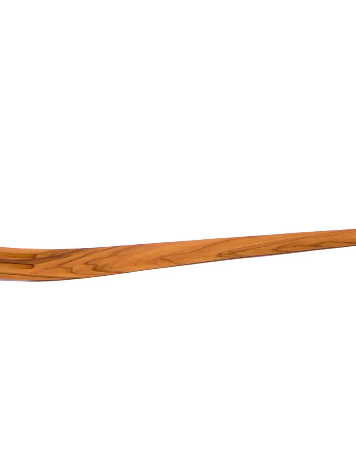 Hand Carved Olive-Wood Curved Fork with 3 Points - AKwood Albanian Cooking Utensils - Wooden Fork / rustic kitchen decor / best quality