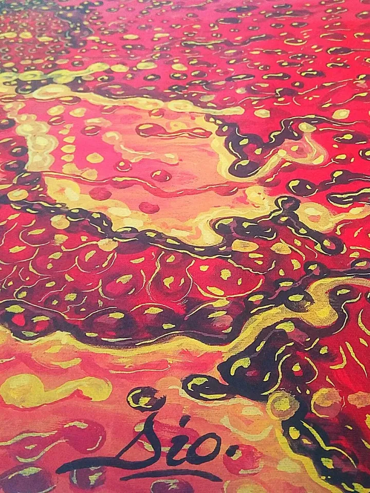 I&#39;ve Got You  / Acrylic on Canvas / Love / Relationship / Intimacy / wedding gift / wedding anniversary
