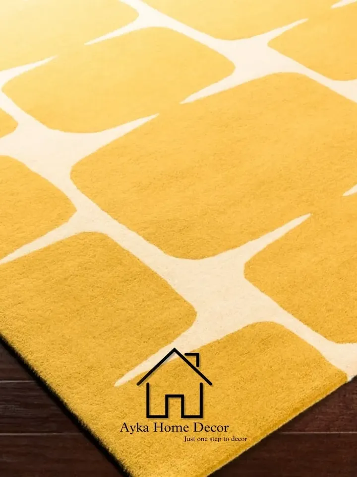 Designer Hand Tufted Wool Area Rug Modern Area Rug Handmade Area Rug Hand Tuft Rugs Mordern Rugs Living Room Rugs Bed  / Hall Rugs/Christmas