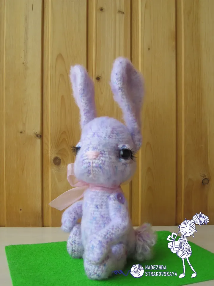 TUTORIAL: Lavender Bunny, detailed crochet pattern*