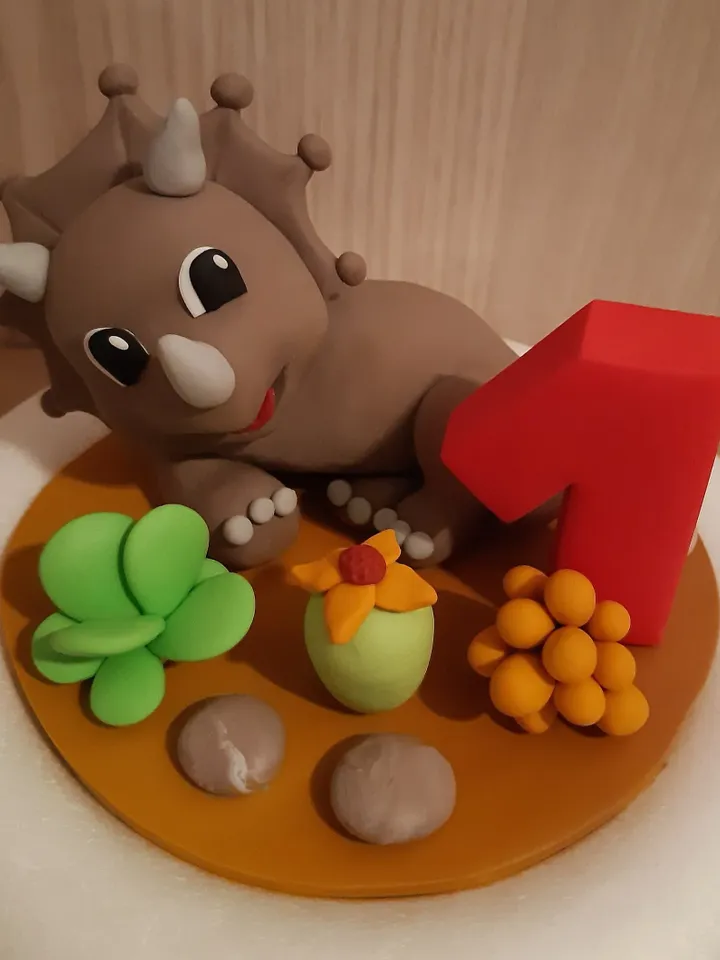 Triceratops cake topper, Dino birthday party decor, Triceratops figurine, Personalized dinosaur, Triceratops 1st birthday, Dinosaur park