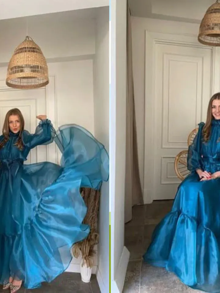 AHUNARE HIJAB - Wedding Dress, Muslim Evening Gown, Nikah, Islamic Wedding, Engagement, Bridesmaid,
