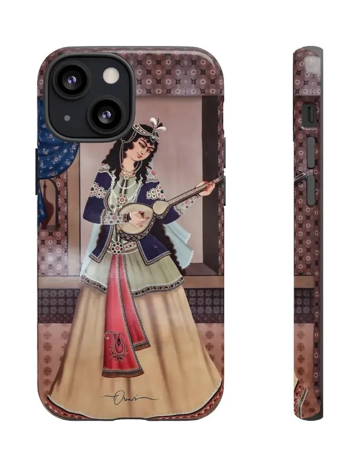 Persian Traditional Musician Girl Tough Cases