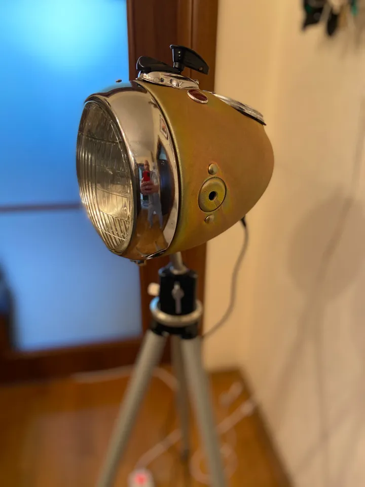 Glass (lens) for vintage motorcycle headlight