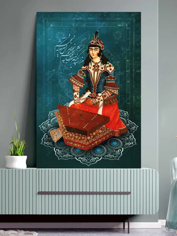 The Secret of Love | Persian Unique Canvas Wall Art | Persian Calligraphy | Wall Art | Iranian Gift | Rumi Quotes
