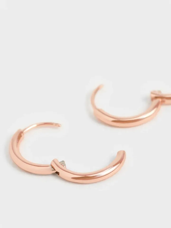 HOOP Earrings 925 Sterling Silver Sleeper Hoops Huggie Earrings Hoop Ball Earrings Silver Huggie Hoops Cartilage Earrings Minimalist Hoops