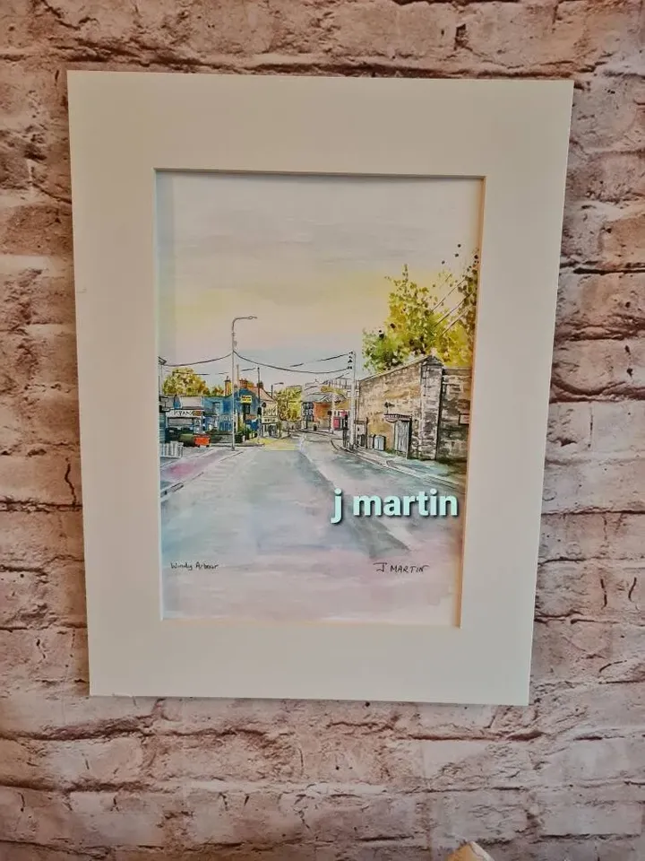 Windy Arbour, Mulvey Park, Dundrum Road, Watercolour, unmounted, unframed