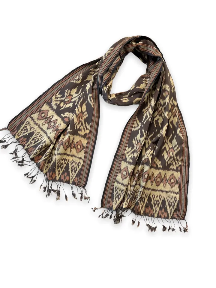 Handmade Home Decor | Ikat Tapestry | Handwoven Ikat Scarf | Bohemian Home Decor | Ikat Table Runner | Tropical Home Decor
