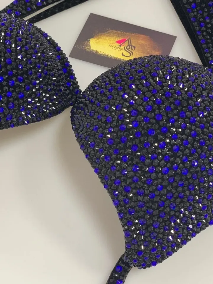 Bluish-black Pomegranate Korea - fitness bikini