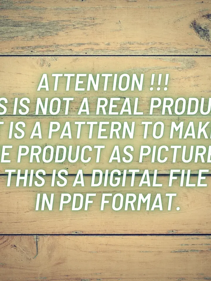 PDF pattern to make a Big Wallet. PW6