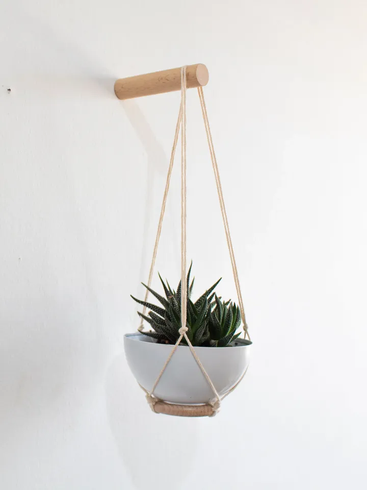 Two Mini Succulent Planters , Small Wall Planter, Wall Plant Hanger, Mini Planter, Succulent Wall Hanging, Cactus Hanger