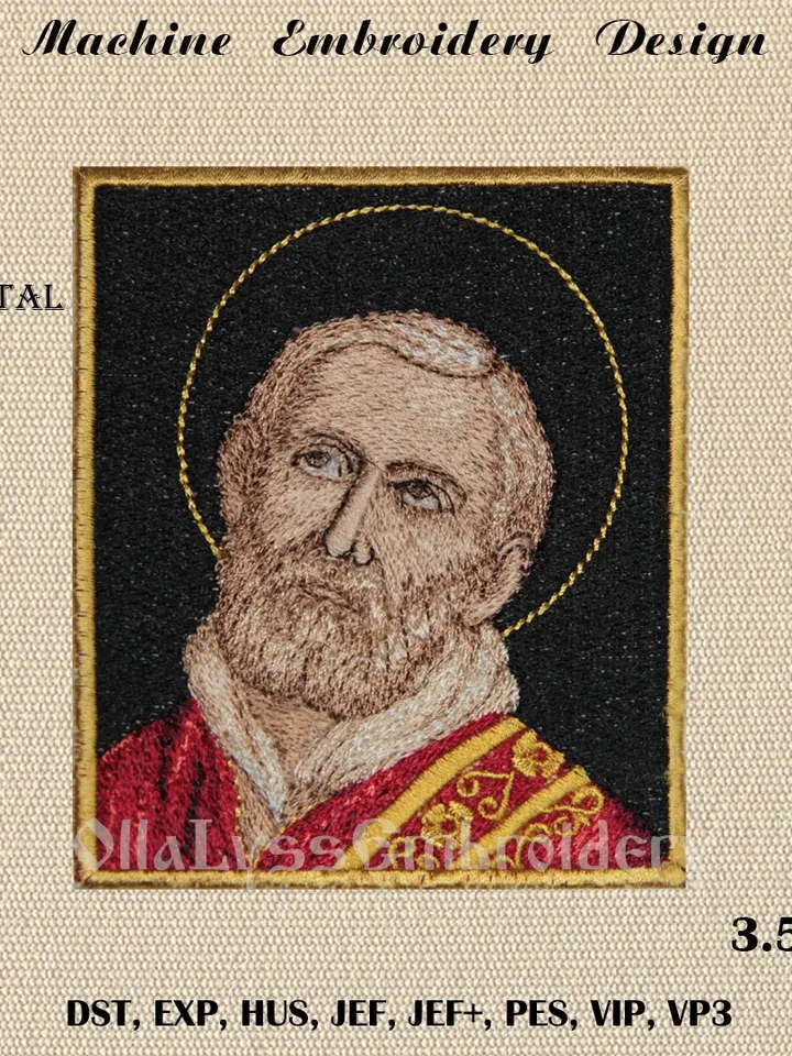 Saint Philip Neri embroidery design