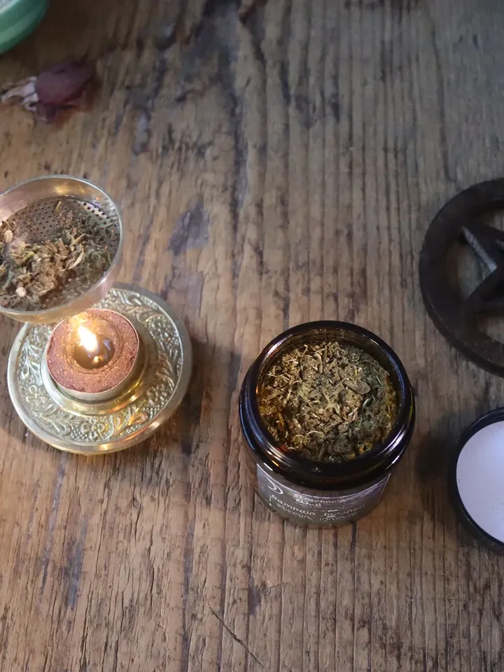 Samhain Incense, Samhain Offering Herbs, Samhain Offering, Herb and Essential Oil Incense, Witch's Incense, Sabbat Incense