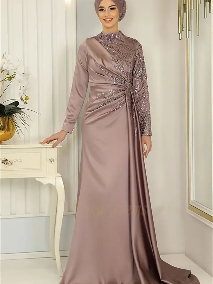 AHUNARE HIJAB - Wedding Dress, Muslim Evening Gown, Nikah, Islamic Wedding, Engagement, Bridesmaid