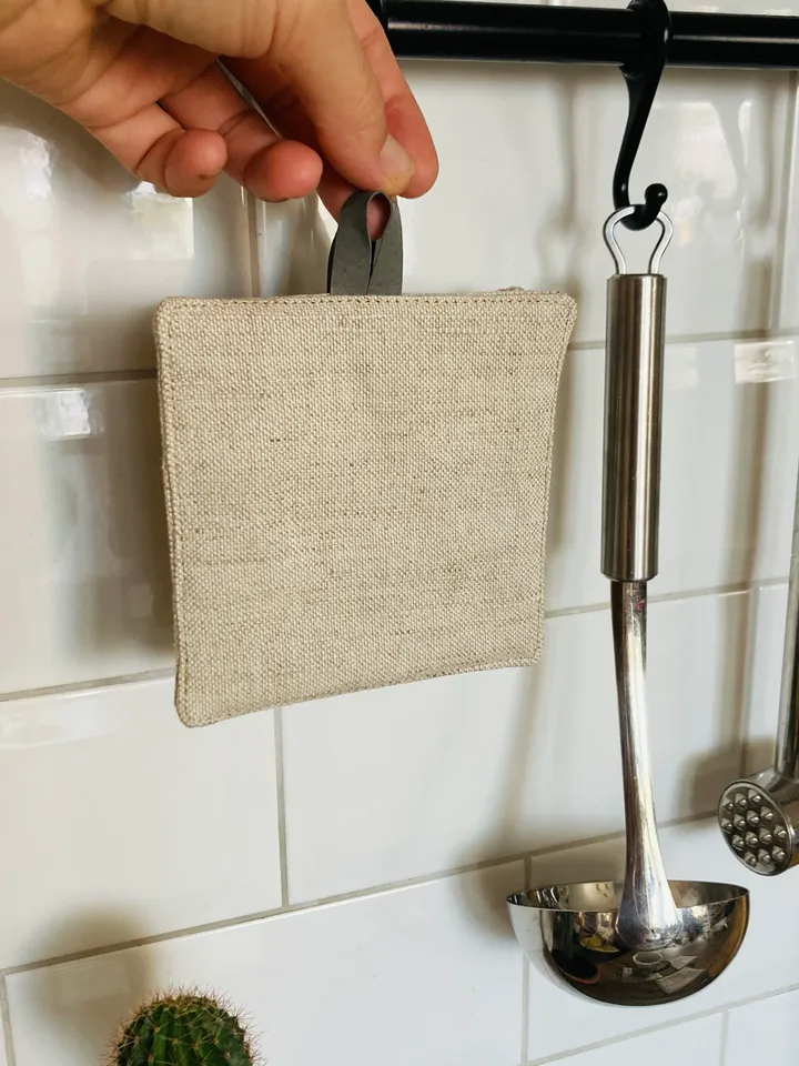 Set of 4 linen coasters