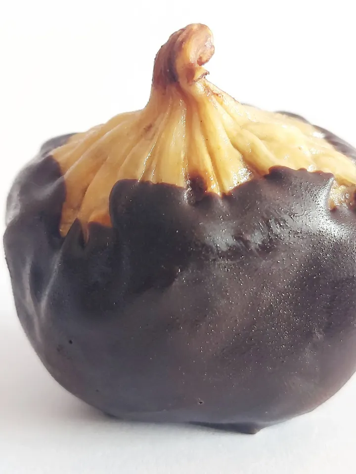Homemade Gourmet Stuffed and Coated Figs | Filled & Chocolate Coated Figs | Healthy Gift Box