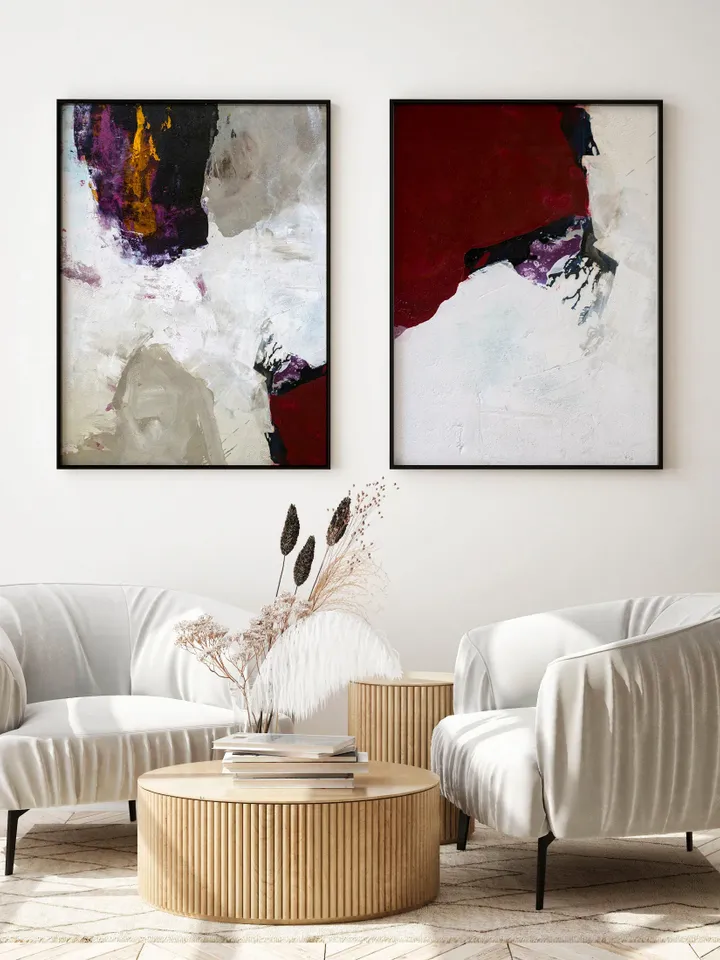 Extra large wall art abstract, Digital Print, Abstract Art, Abstract art print, Warm living room decor, Art print, Aesthetic room decor