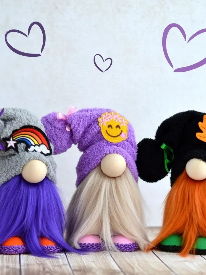 Digital Gnome without Sewing, Video Tutorial Step by Step