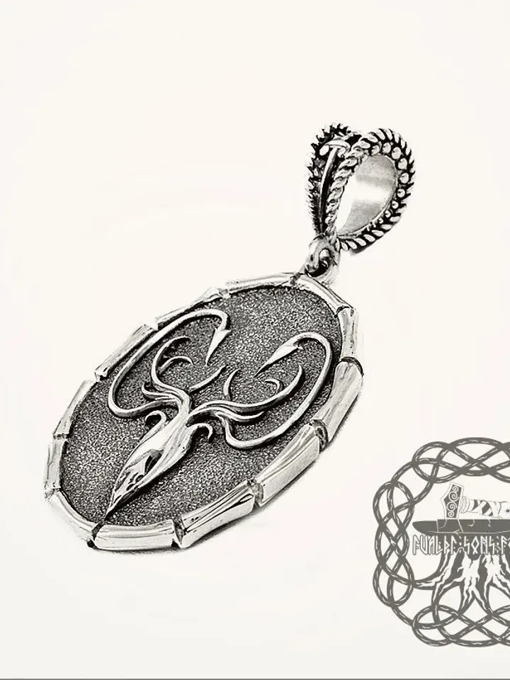 Greyjoy House Pendant, Game of Thrones Pendant, Game of Thrones Jewelry, Sterling Silver Pendant, Greyjoy House Amulet, We do not sow
