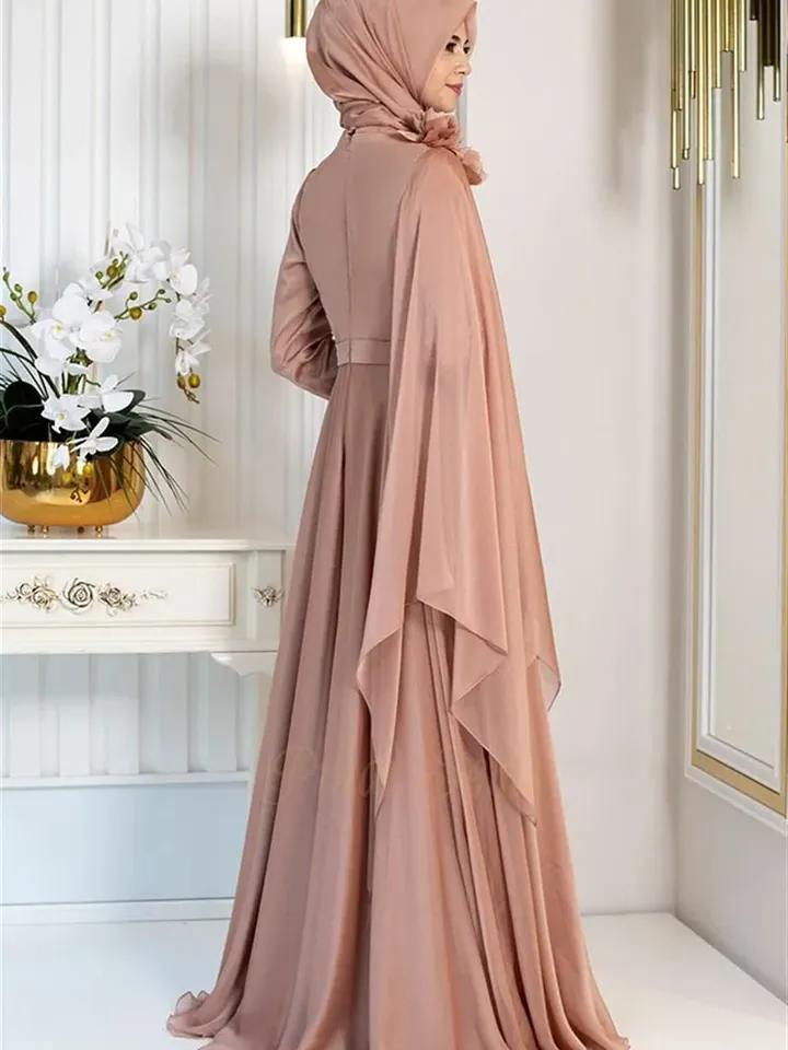 AHUNARE HIJAB - Wedding Dress, Muslim Evening Gown, Nikah, Islamic Wedding, Engagement, Bridesmaid