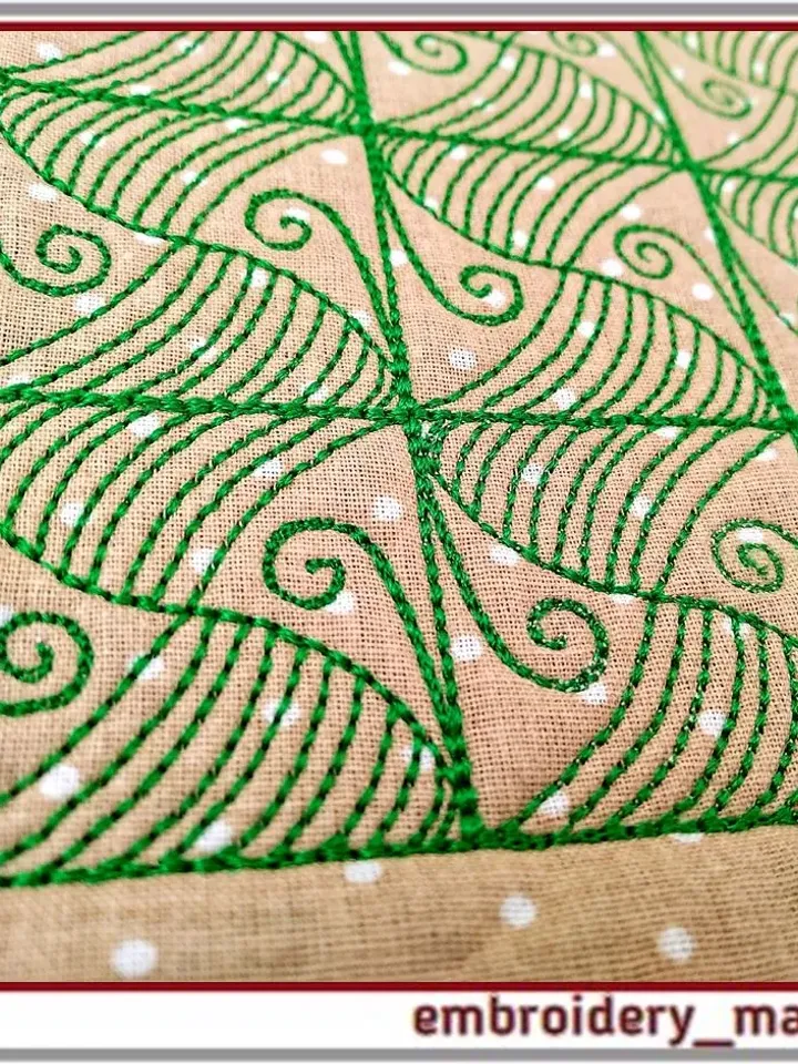 Quilt block 5 machine embroidery designs Instant download
