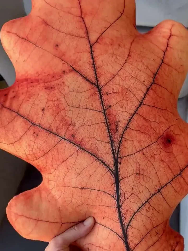 Oak pillow / Autumn decor/ Fall home decor pillow / Autumn leaf pillow / Farmhouse decor pillow / thanksgiving decor / Autumn Leaf