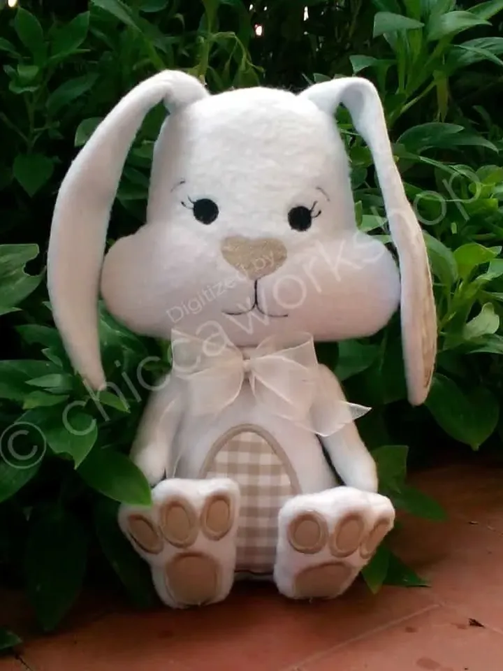 ITH - Coniglietto Softie - Ricamo a macchina - Download Digitale