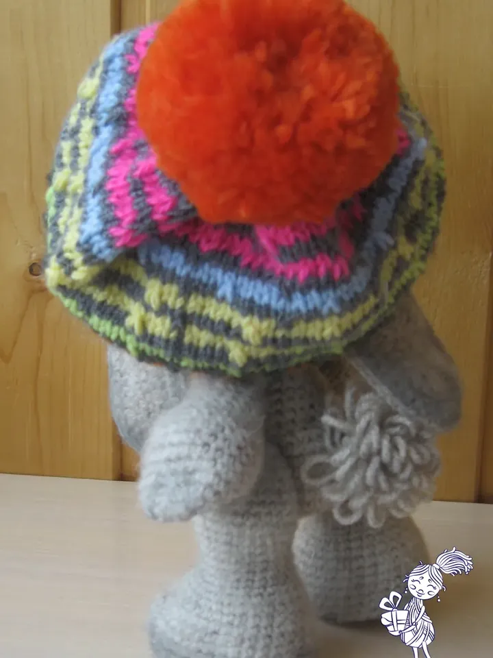 TUTORIAL: Bunny in beret crochet pattern*