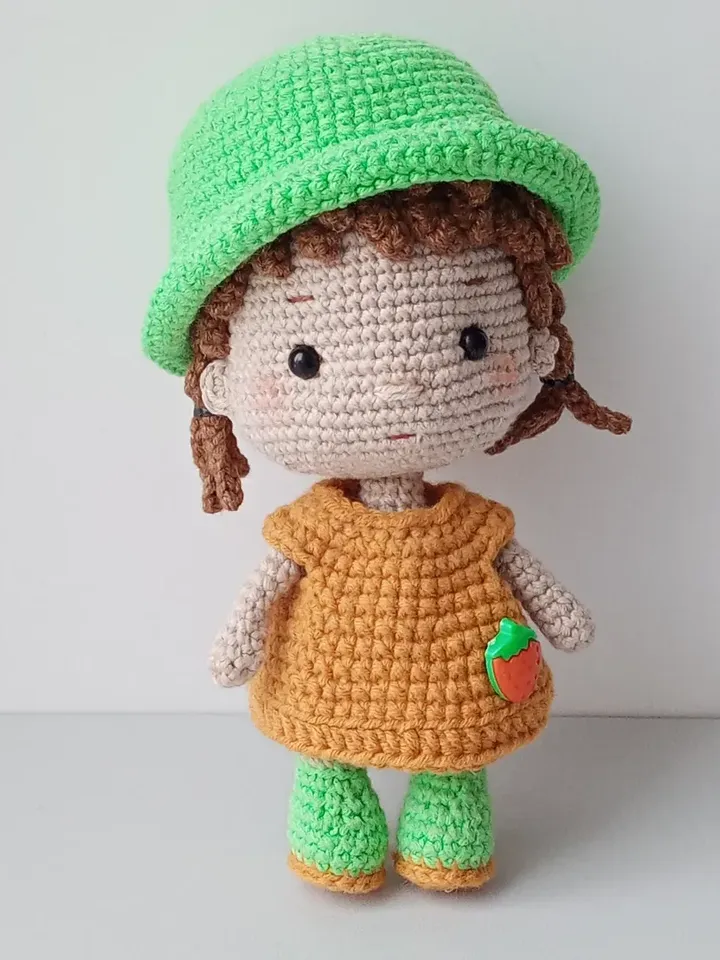 Crochet amigurumi doll, gift doll