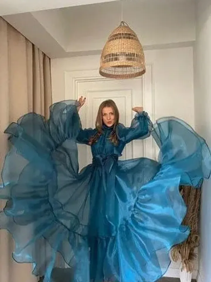 AHUNARE HIJAB - Wedding Dress, Muslim Evening Gown, Nikah, Islamic Wedding, Engagement, Bridesmaid,