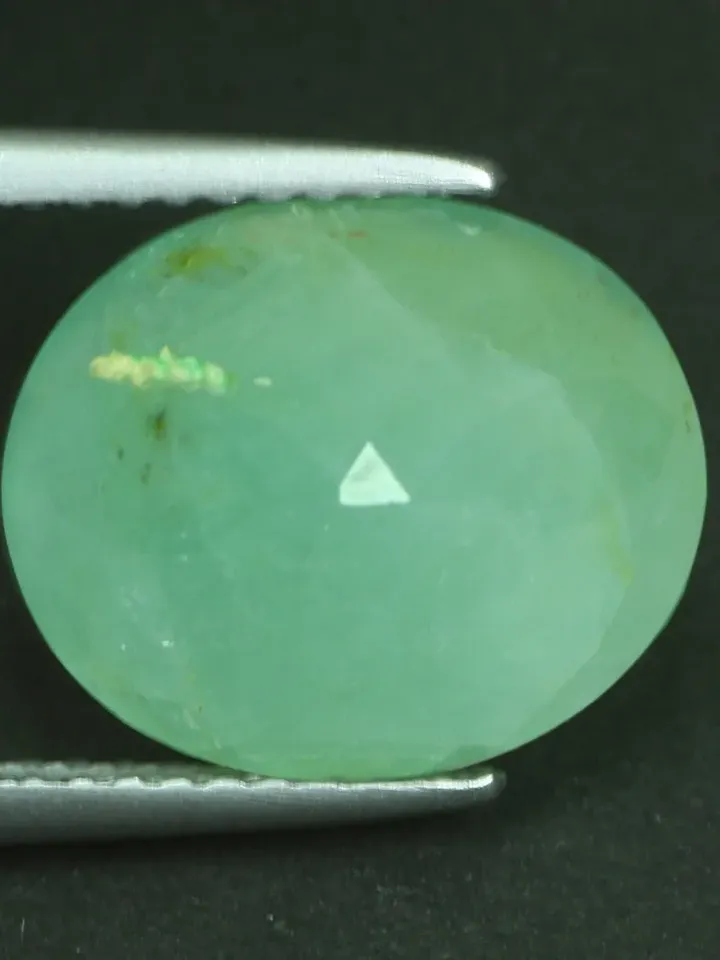 6.23 CT "Emil "Certificate Very Rare100% Natural Blue Greenish Grandidierite
