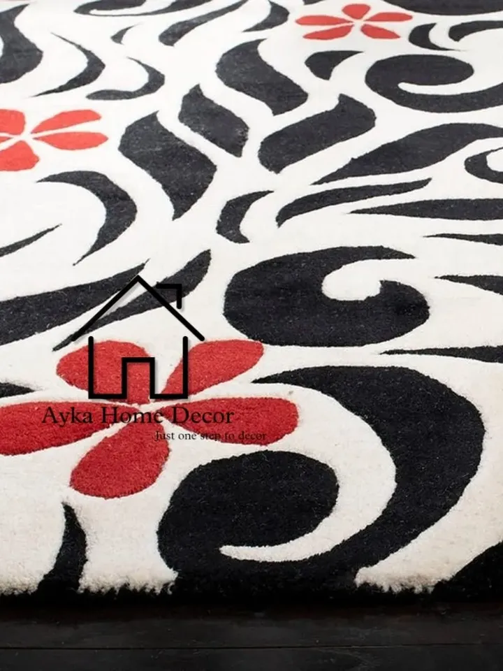 Ayka HandMade Tufted 100% Fine wool Trending carpets and rugs for Living Room and for kids room / Hall Rugs / Office Rugs / Christmas Gifts