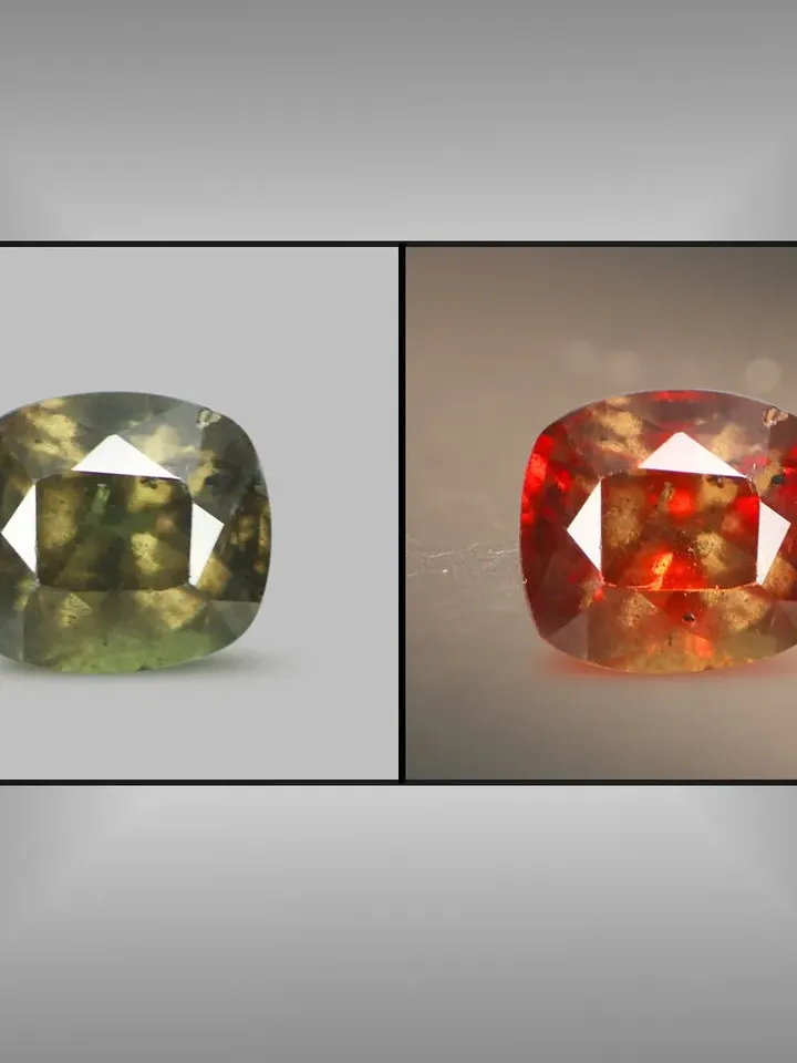 1.29 CT Rare Dazzling Fine Quality Gemstone 100% Natural Color Change Garnet
