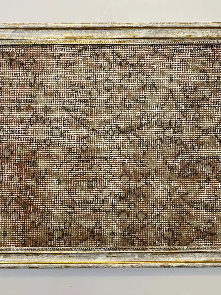 Exquisite Vintage Wall Kilim Art - Unique Hand-Woven Woolen Masterpiece for Home Decor - 50x70 cm