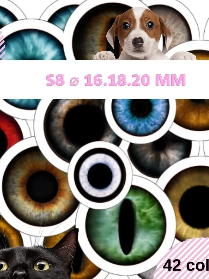Doll Eyes, Realistic Irises Download, Digital eyes Collage, Sheets Printable, Realistic Eyes , Blythe Doll Eyes