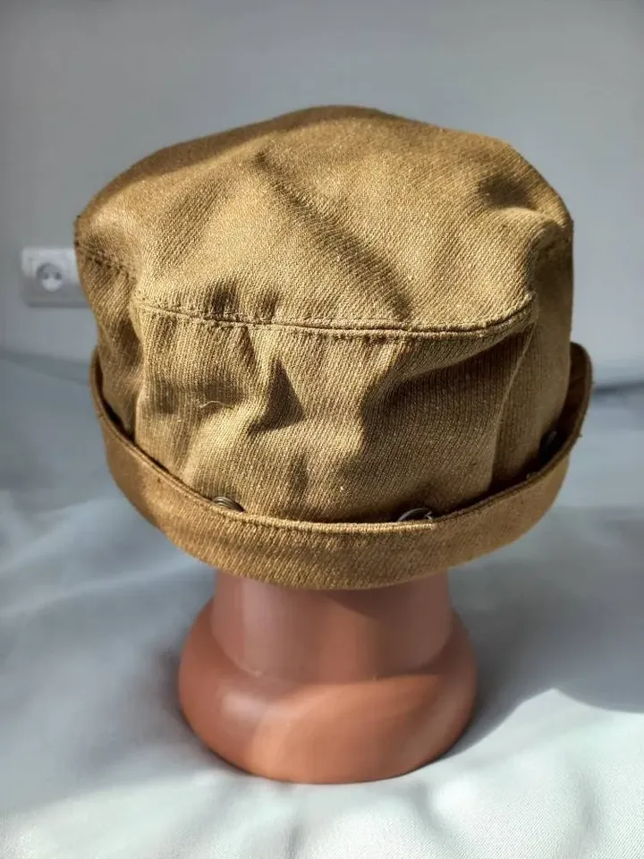 Soviet Military Cap with Protection. Field Soldier's Cap of the Armed Forces of the USSR