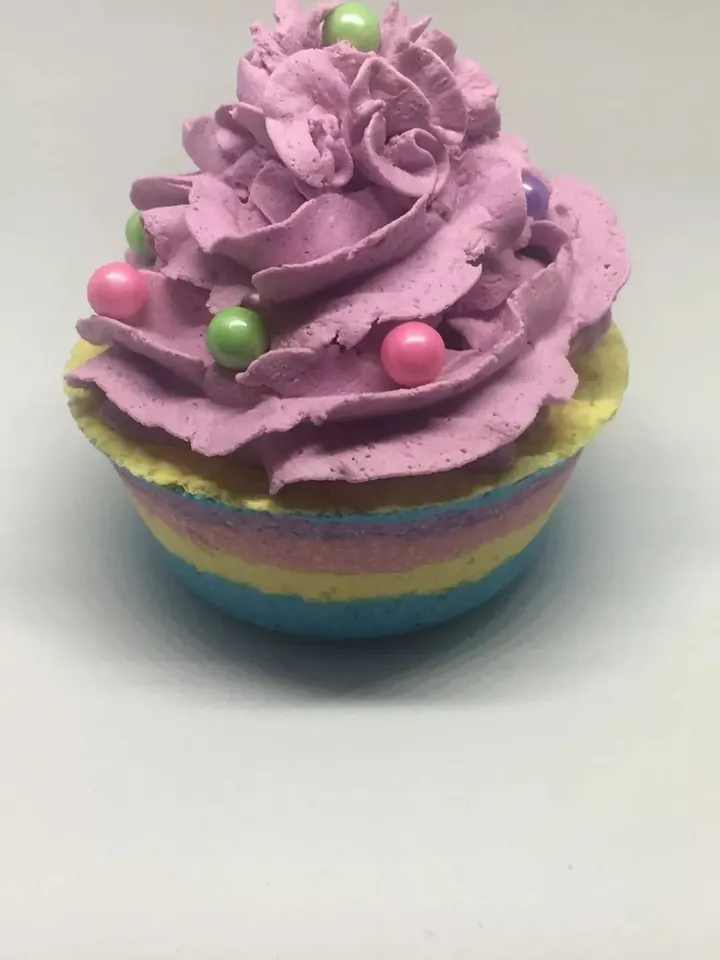 Glitter Unicorn Farts Cupcake Bath Bomb