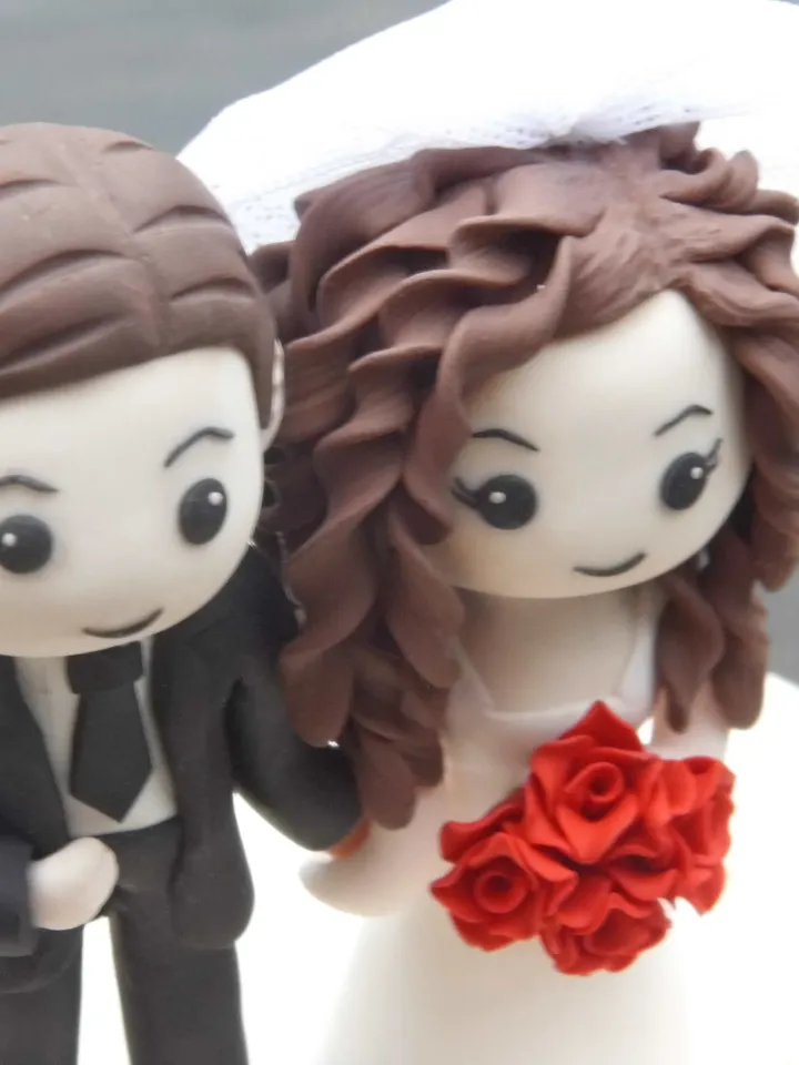 Wedding Cake Topper, Personalized Wedding Cake Figures, Wedding Gift For Couple, Custom Bride Groom, Cute Cake Topper, Keepsake Cake Topper