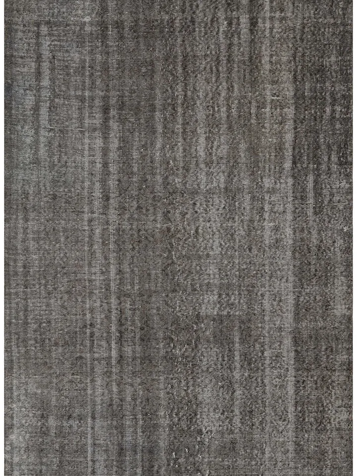 TurkishTales: Handmade Gray Rug, Vintage Turkish Carpet, 163x255cm, a Tale of Beauty and History.